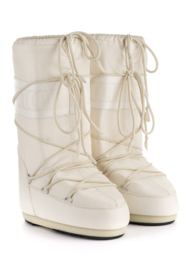 szczegóły Damskie śniegowce Tecnica Moon Boot Icon Nylon Cream