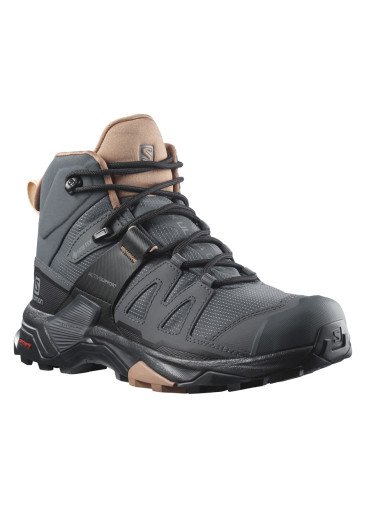 szczegóły Damskie buty turystyczne Salomon X ULTRA 4 MID GTX W – Ebony / Mocha Mousse / Almond Cream