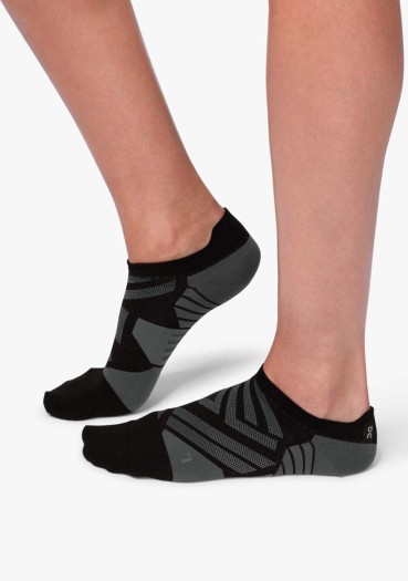 szczegóły Damskie skarpety On Running Low Sock W Black/Shadow