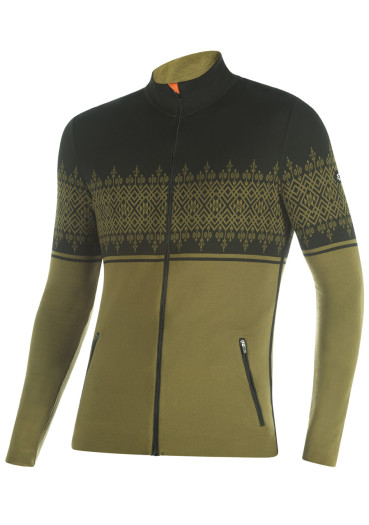 szczegóły Pánský svetr Newland N3 3316/14 Man Full Zip Khaki/Black