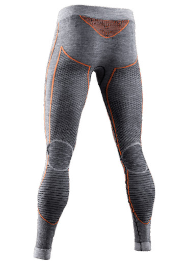 szczegóły Męskie spodnie termoaktywne X-BIONIC® Apani 4.0 Merino Pants Men B080 – Black/Grey/Orange