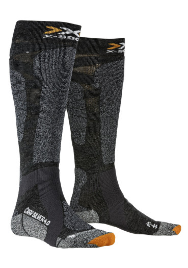 szczegóły X-SOCKS® CARVE SILVER 4.0 Anthracite Melange/Black Melange