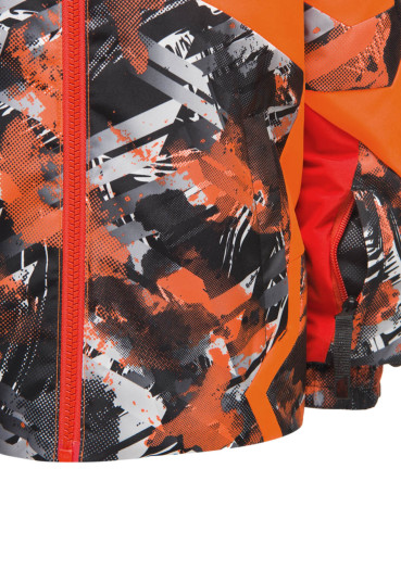 szczegóły Dziecięca kurtka zimowa Spyder 195080-830 -MINI LEADER-kurtka-równoległobok prin