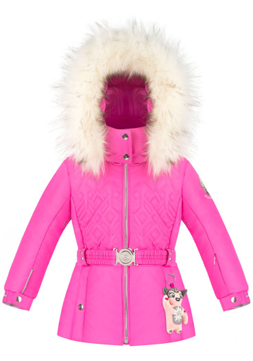 szczegóły Dziecięca kurtka Poivre Blanc W20-1003-BBGL/A rubis pink