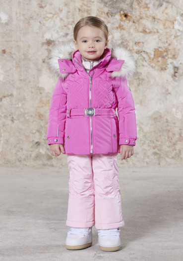 szczegóły Dziecięca kurtka Poivre Blanc W20-1003-BBGL/A rubis pink