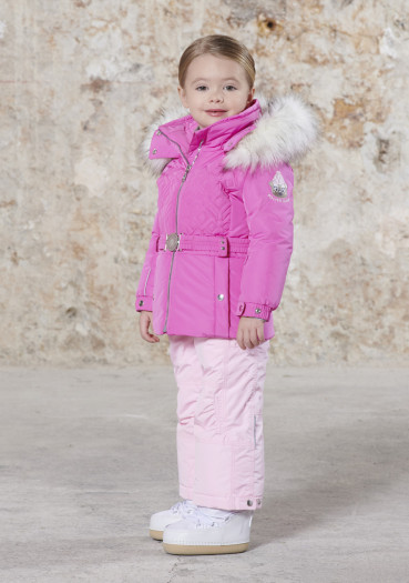 szczegóły Dziecięca kurtka Poivre Blanc W20-1003-BBGL/A rubis pink
