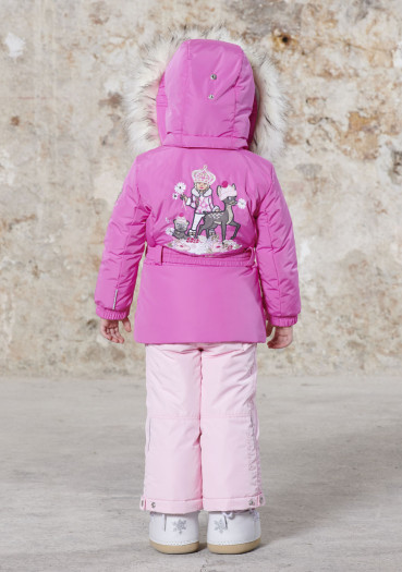 szczegóły Dziecięca kurtka Poivre Blanc W20-1003-BBGL/A rubis pink
