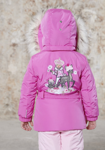 szczegóły Dziecięca kurtka Poivre Blanc W20-1003-BBGL/A rubis pink