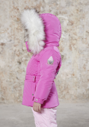 szczegóły Dziecięca kurtka Poivre Blanc W20-1003-BBGL/A rubis pink