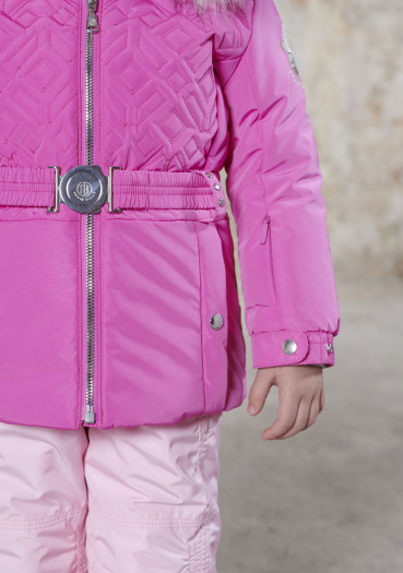szczegóły Dziecięca kurtka Poivre Blanc W20-1003-BBGL/A rubis pink