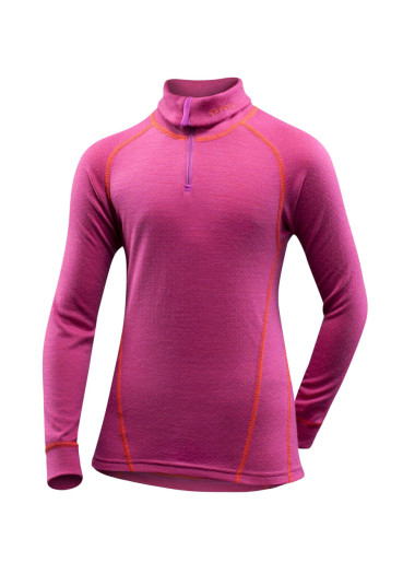 szczegóły DEVOLD ACTIVE KID ZIP NECK FUCHS