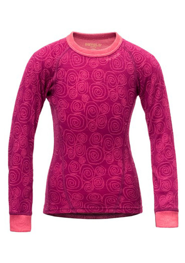 szczegóły Dziecięca koszulka Devold Active Kid Plum