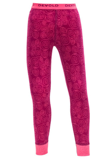 szczegóły Dziecięce spodnie Devold Active Kid Long Johns Plum