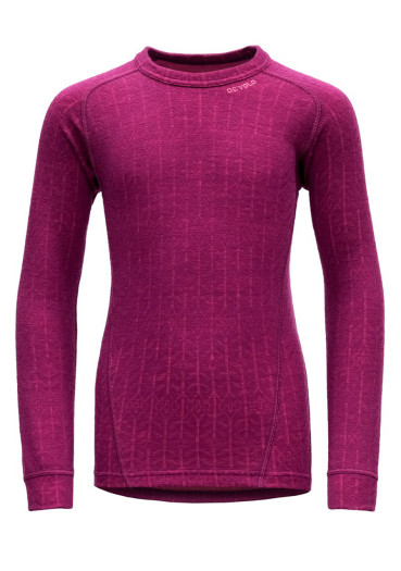 szczegóły Dziecięca koszulka Devold Active Junior Shirt Plum