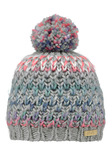 szczegóły Children hat BARTS NICOLE BEANIE GIRLS HEATHER GREY