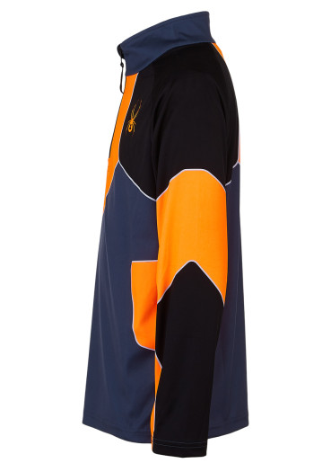 szczegóły Dziecięcy golf Spyder Boys Divide-Zip T-Neck-ebony boe 