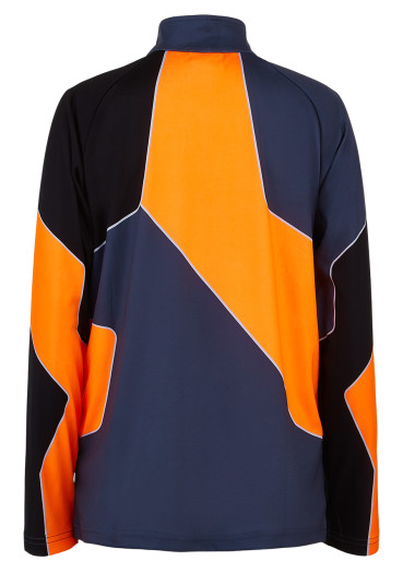 szczegóły Dziecięcy golf Spyder Boys Divide-Zip T-Neck-ebony boe 