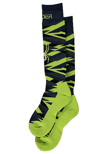 szczegóły Spyder-198076-327 PEAK-Socks-sharp lime