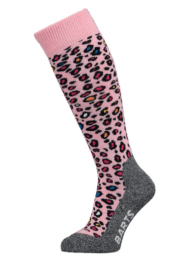 szczegóły Kids socks Barts Skisock Animal Print Kids Pink