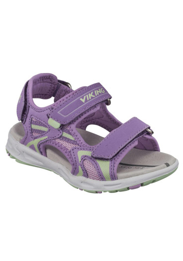szczegóły Sandały dziecięce Viking Anchor Violet/Mint