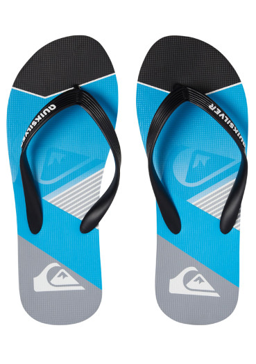szczegóły Dziecięce klapki Quiksilver AQBL100264-XKBS Molokai Slash Fade Logo Youth