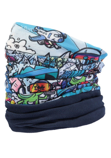 szczegóły Szalik Barts Multicol Polar Monster Ski blue