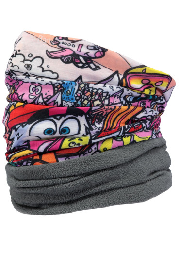 szczegóły Szalik Barts Multicol Polar Monster Ski pink