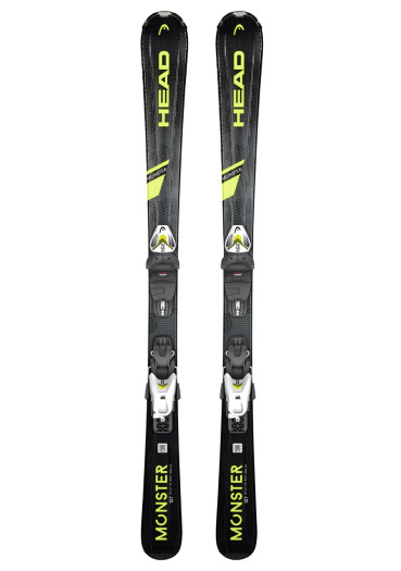 szczegóły Dziecięce narty zjazdowe Head Monster SLR + SLR 4.5 AC wh / yw