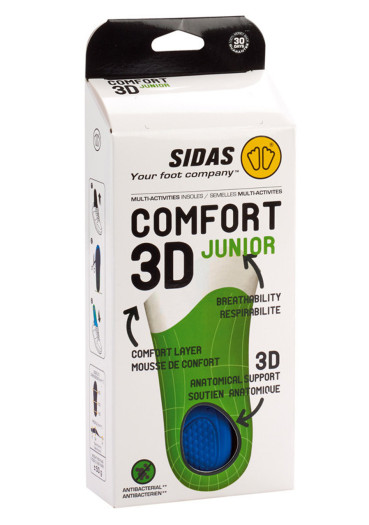 szczegóły Wkładki dziecięce Sidas Comfort 3D JR