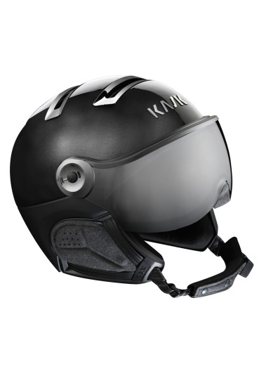 szczegóły Kask narciarski Kask SHE00060 Chrome Visor Czarny / Srebrny