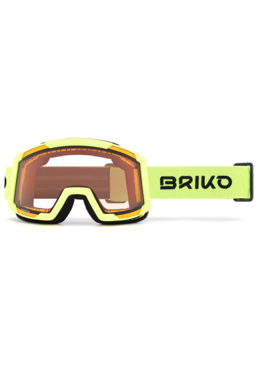 szczegóły Gogle narciarskie dziecięce Briko LAVA FIS P1 - ŻÓŁTA FLUO-P1