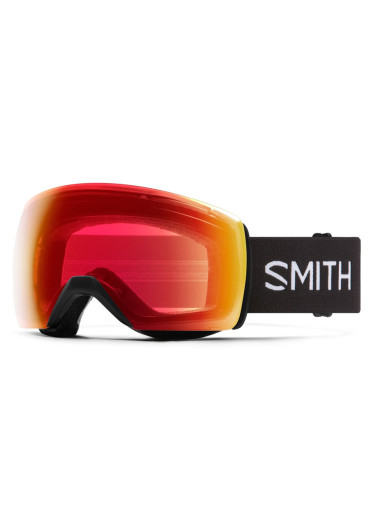 szczegóły Gogle narciarskie Smith Skyline XL Black / ChromaPop Photochromic Red Mirror 99OQ