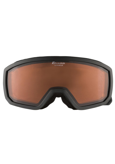 szczegóły Gogle narciarskie dziecięce Alpina Scarabeo JR DH, A7258.32 BLACK NEON
