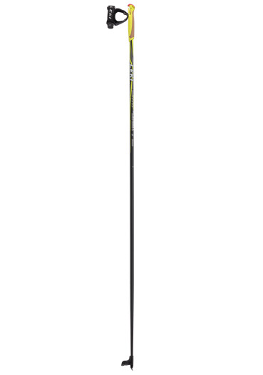 szczegóły KIJKI DO NARCIARSTWA BIEGOWEGO LEKI CC 300 BLACK-NEONYELLOW-WHITE