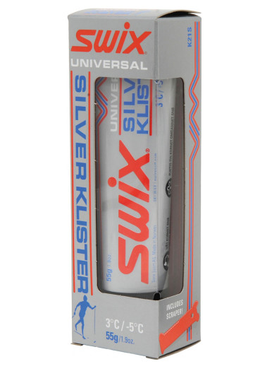 szczegóły Swix K21S vosk klistr univerzální stříbrný, 55g, +3°C/-5°C
