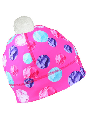 szczegóły Czapka SHERPA THERESA NEON PINK