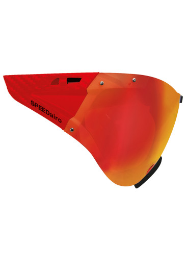 szczegóły Casco Visier Speedmask Carbonic Red Multilayer
