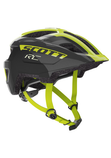 szczegóły Dziecięcy kask rowerowy SCOTT Spunto Junior (CE) Black/Radium