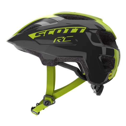 szczegóły Dziecięcy kask rowerowy SCOTT Spunto Junior (CE) Black/Radium
