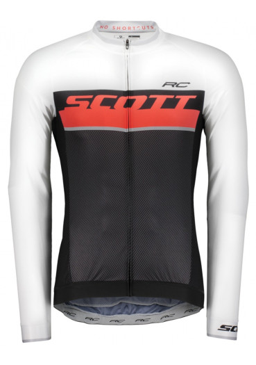 szczegóły Scott SCO Shirt RC Pro l/sl blk/fiery rd