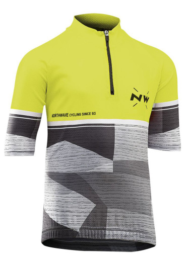 szczegóły Dziecięca koszulka rowerova Northwave Origin Junior Jersey Krótkie rękawy