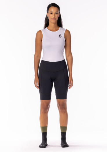 szczegóły Damskie spodenki rowerowe Scott Shorts W's Endurance 10 +++ Blck / Dk Grey