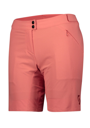 szczegóły Scott Shorts W's Endurance ls/fit w/pad brick red