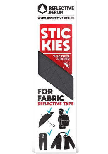 szczegóły Reflective Berlin Stickies - darkgrey