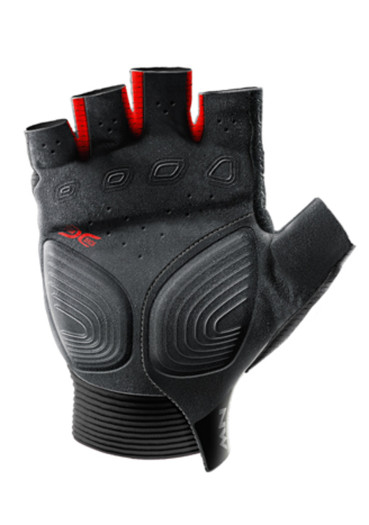 szczegóły rękawiczki rowerowe Northwave Extreme Short Fingers Glove Black/Red