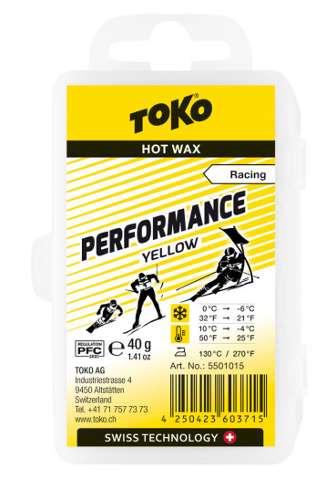 szczegóły Wosk Toko Performance Yellow 40g