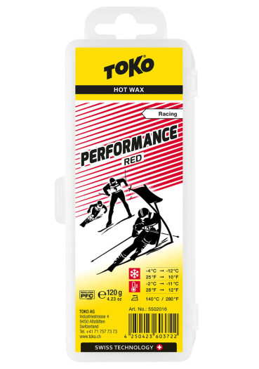 szczegóły Wosk Toko Performance Red 120 g