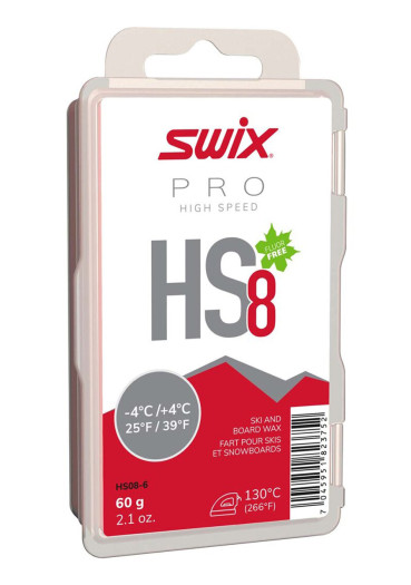 szczegóły Swix HS08-6 High Speed slip wax 60g -4/+4°C