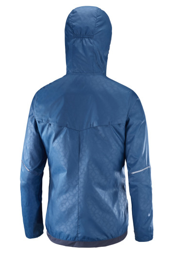 szczegóły Kurtka Salomon Agile Wind Print Hoodie W Poseidon