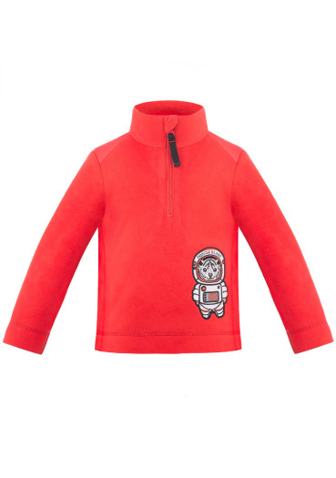 szczegóły Dziecięca bluza Poivre Blanc W18-1550-BBBY Fleece Sweater scarlet red2